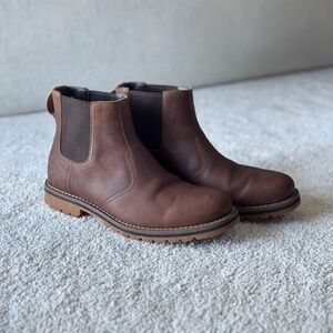 Timberland Men's Larchmont Chelsea Boots, Rust (Size 10.5)